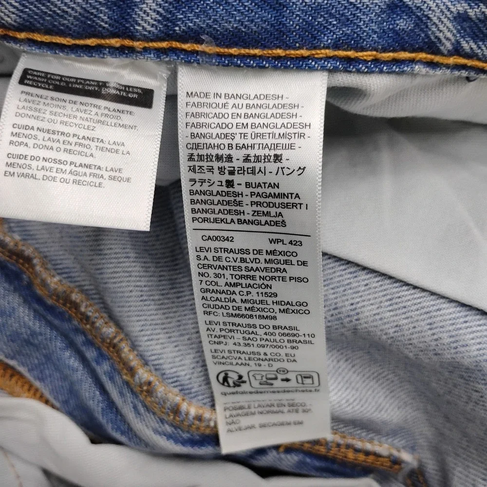 Levis 565 '97 Loose Fit Straight Leg Jeans Light Wash Denim 34x32 Mens